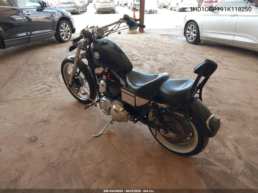 2001 Harley-Davidson Xl1200 C VIN: 1HD1CGP191K118250 Lot: 45436554