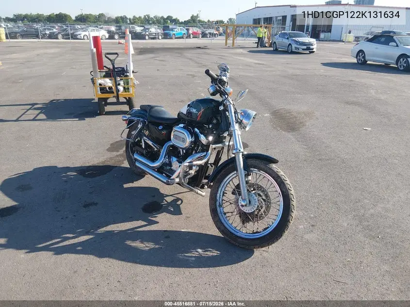 2002 Harley-Davidson Xl1200 C VIN: 1HD1CGP122K131634 Lot: 45516881