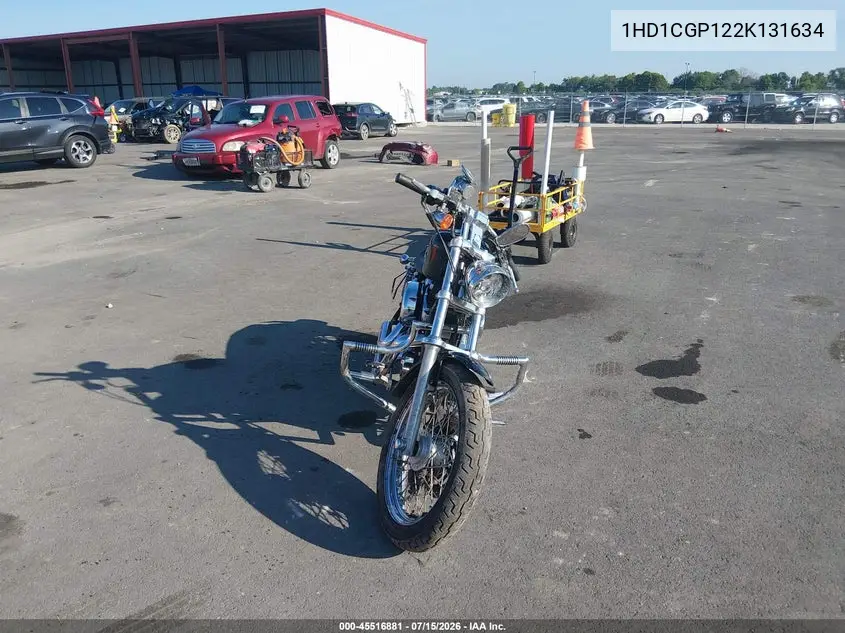 2002 Harley-Davidson Xl1200 C VIN: 1HD1CGP122K131634 Lot: 45516881