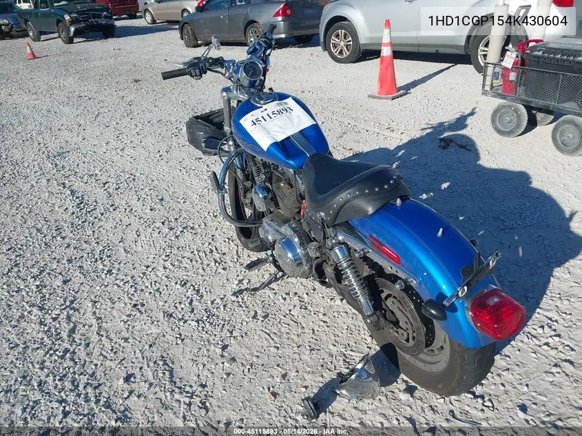 2004 Harley-Davidson Xl1200 C VIN: 1HD1CGP154K430604 Lot: 45115893
