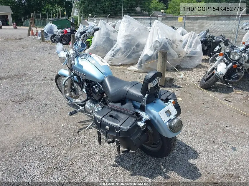 2004 Harley-Davidson Xl1200 C VIN: 1HD1CGP154K452778 Lot: 45580872