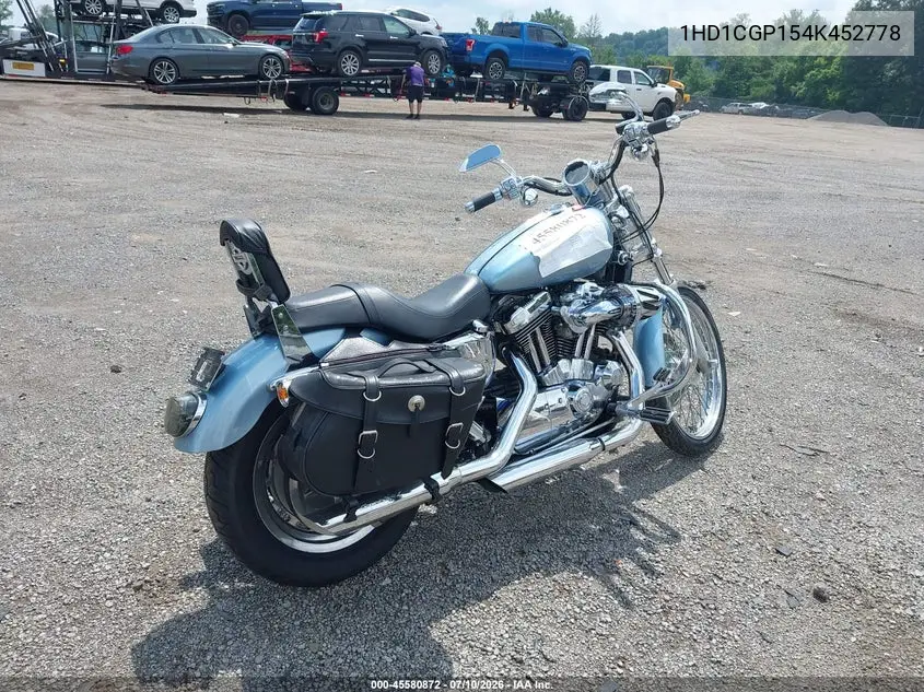 2004 Harley-Davidson Xl1200 C VIN: 1HD1CGP154K452778 Lot: 45580872