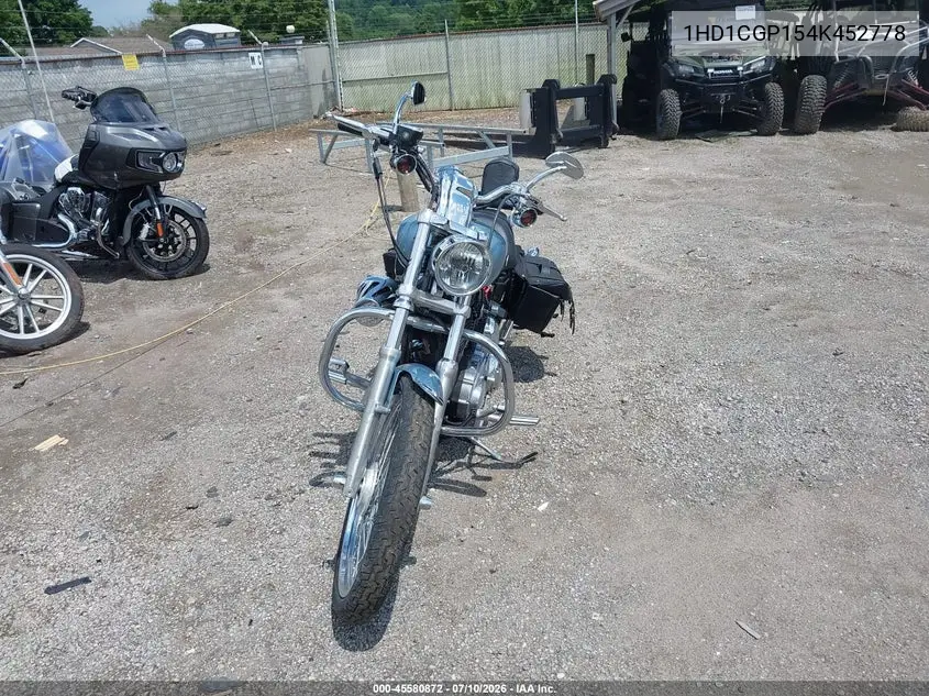 2004 Harley-Davidson Xl1200 C VIN: 1HD1CGP154K452778 Lot: 45580872