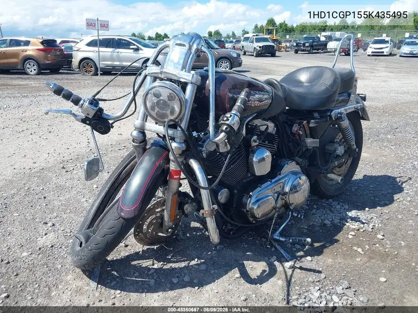 2005 Harley-Davidson Xl1200 C VIN: 1HD1CGP155K435495 Lot: 45350687