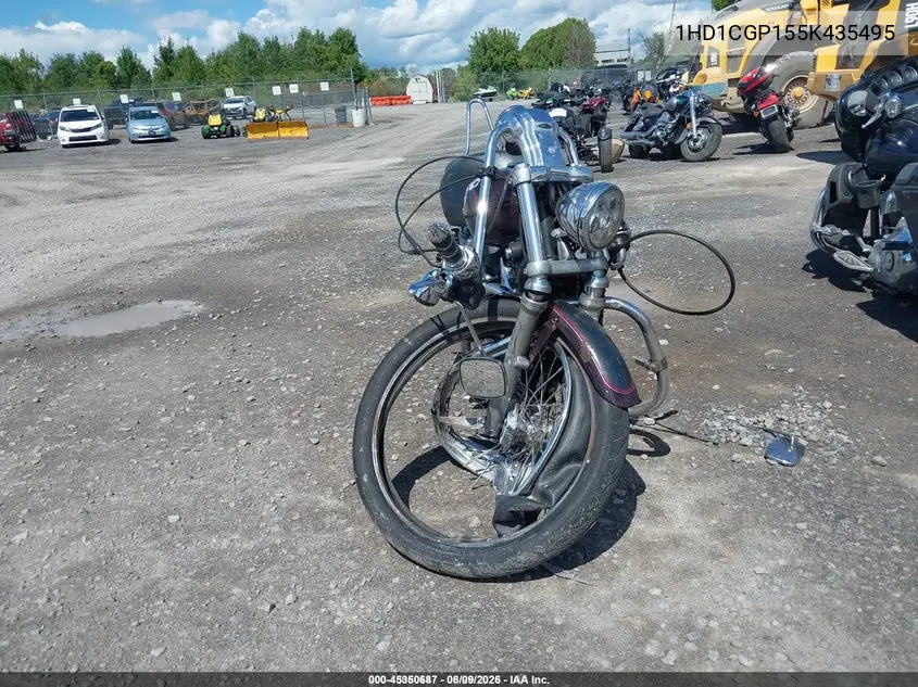 2005 Harley-Davidson Xl1200 C VIN: 1HD1CGP155K435495 Lot: 45350687