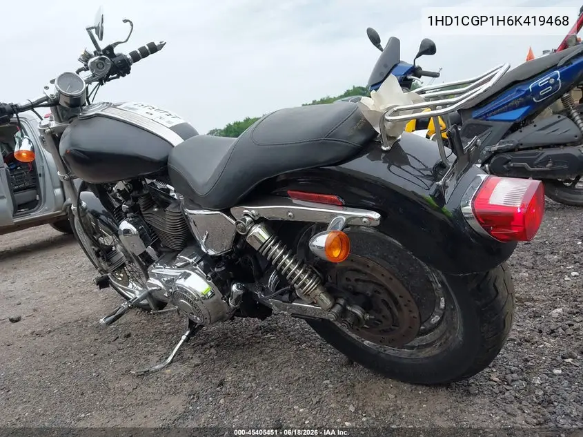 2006 Harley-Davidson Xl1200 C VIN: 1HD1CGP1H6K419468 Lot: 45405451