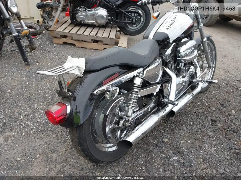 2006 Harley-Davidson Xl1200 C VIN: 1HD1CGP1H6K419468 Lot: 45405451