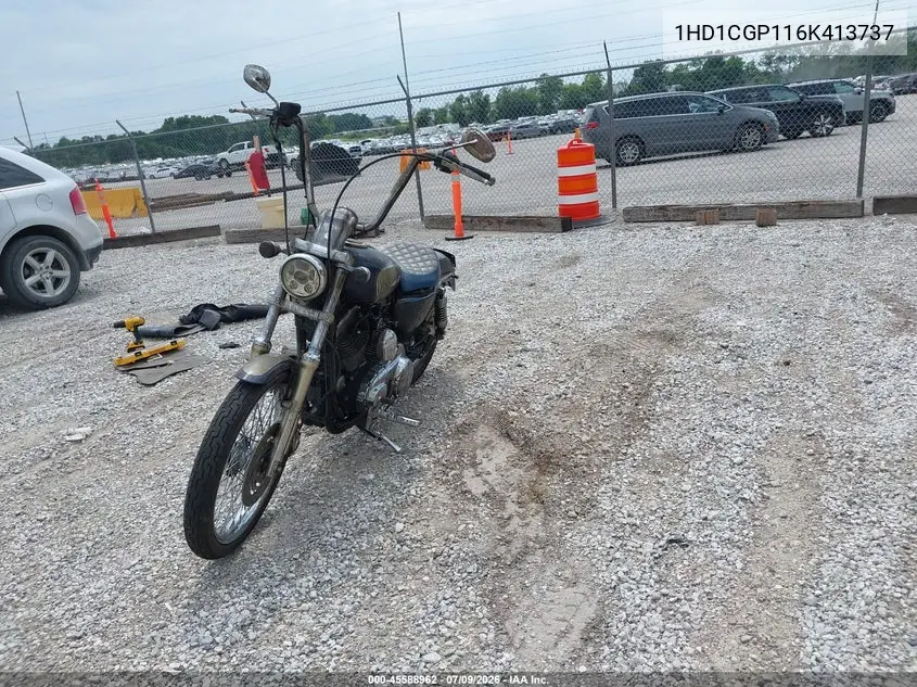 2006 Harley-Davidson Xl1200 C VIN: 1HD1CGP116K413737 Lot: 45588962