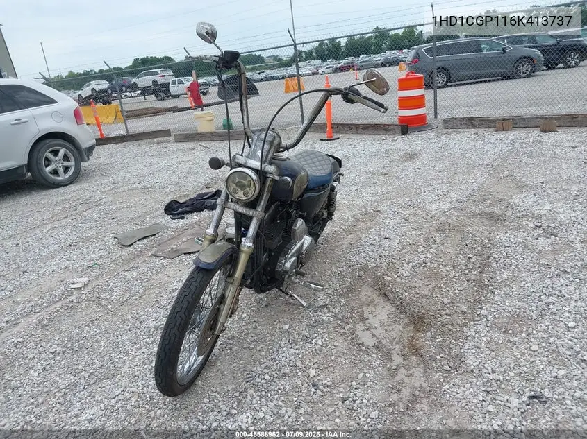 2006 Harley-Davidson Xl1200 C VIN: 1HD1CGP116K413737 Lot: 45588962