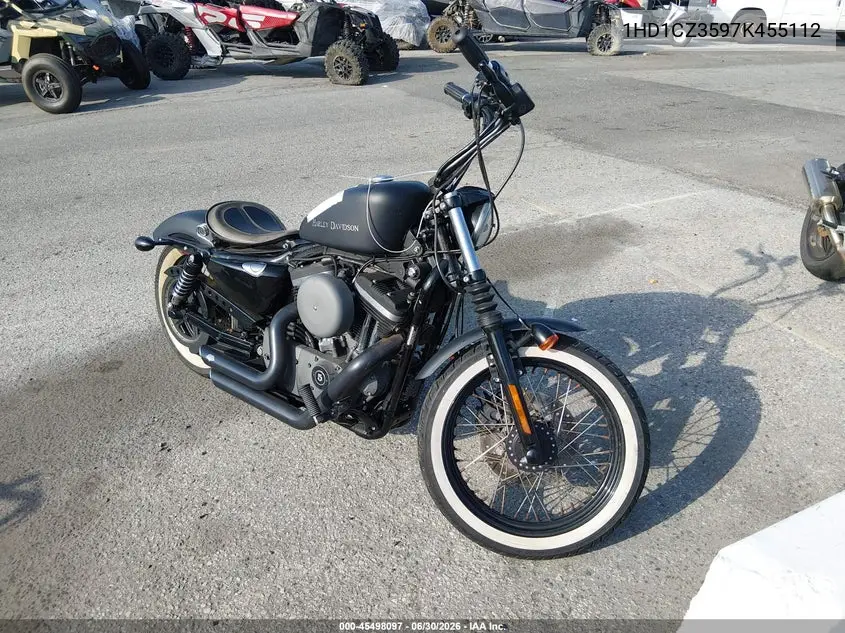 2007 Harley-Davidson Xl1200 N California VIN: 1HD1CZ3597K455112 Lot: 45498097