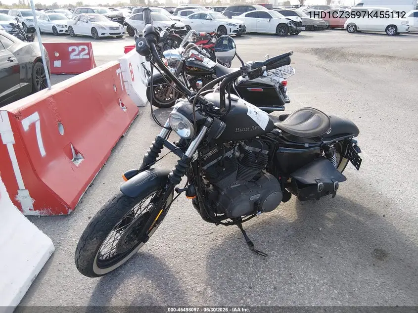 2007 Harley-Davidson Xl1200 N California VIN: 1HD1CZ3597K455112 Lot: 45498097