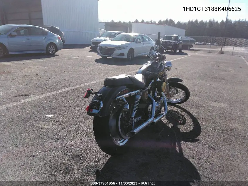 2008 Harley-Davidson Xl1200 C VIN: 1HD1CT3188K406625 Lot: 37951856