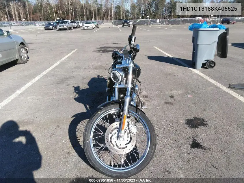 2008 Harley-Davidson Xl1200 C VIN: 1HD1CT3188K406625 Lot: 37951856