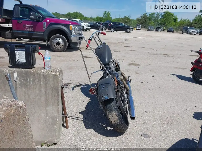 2008 Harley-Davidson Xl1200 N VIN: 1HD1CZ3108K436110 Lot: 45282795
