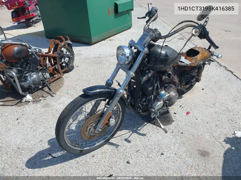 2008 Harley-Davidson Xl1200 C VIN: 1HD1CT3198K416385 Lot: 45423187