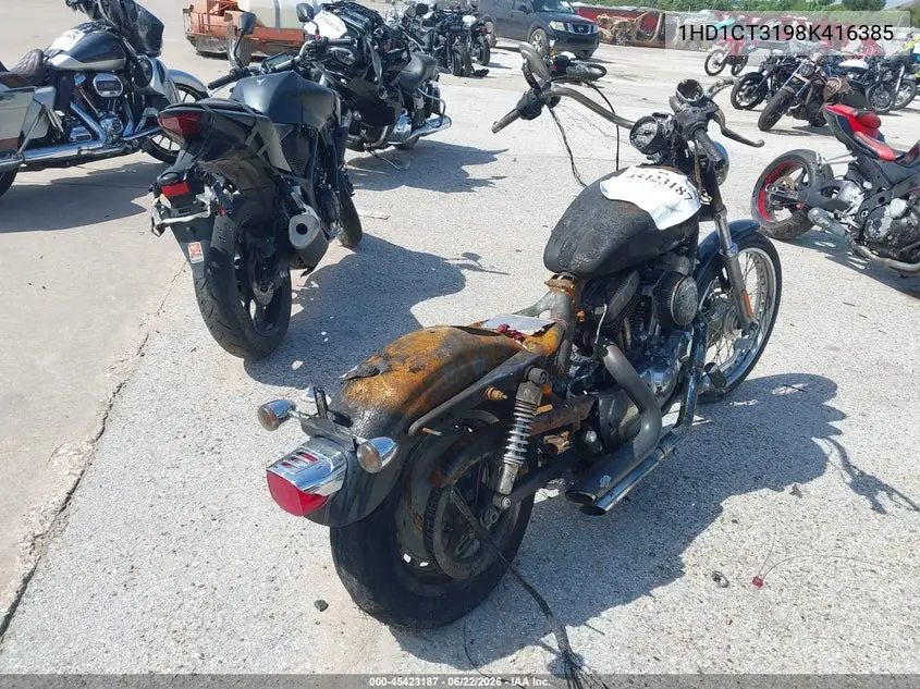 2008 Harley-Davidson Xl1200 C VIN: 1HD1CT3198K416385 Lot: 45423187
