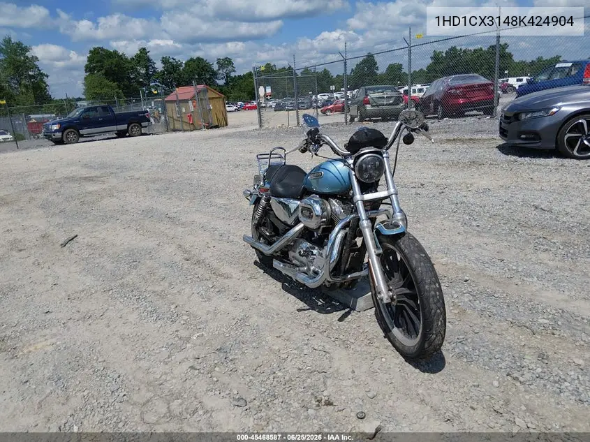 2008 Harley-Davidson Xl1200 L VIN: 1HD1CX3148K424904 Lot: 45468587