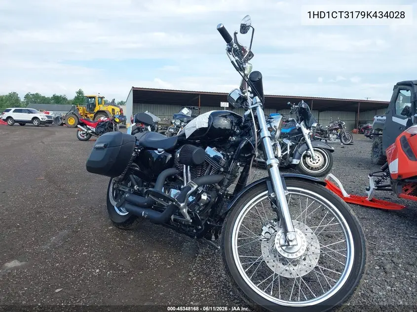 2009 Harley-Davidson Xl1200 C VIN: 1HD1CT3179K434028 Lot: 45348168