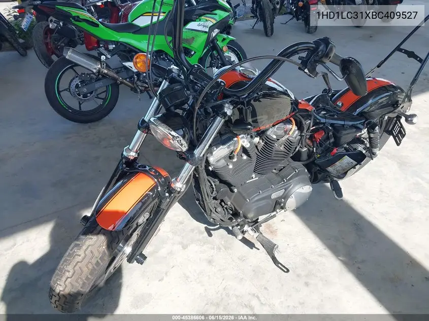 2011 Harley-Davidson Xl1200 X VIN: 1HD1LC31XBC409527 Lot: 45386606