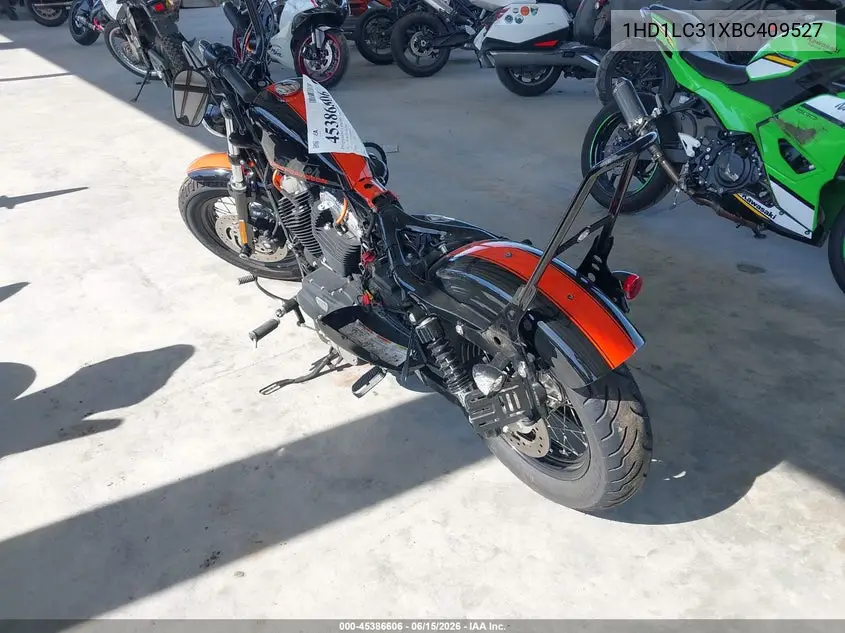 2011 Harley-Davidson Xl1200 X VIN: 1HD1LC31XBC409527 Lot: 45386606