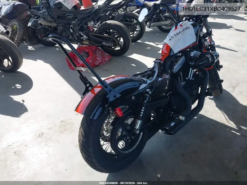 2011 Harley-Davidson Xl1200 X VIN: 1HD1LC31XBC409527 Lot: 45386606