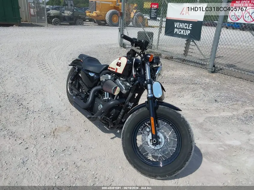 2012 Harley-Davidson Xl1200 Forty-Eight VIN: 1HD1LC318CC405767 Lot: 45381591