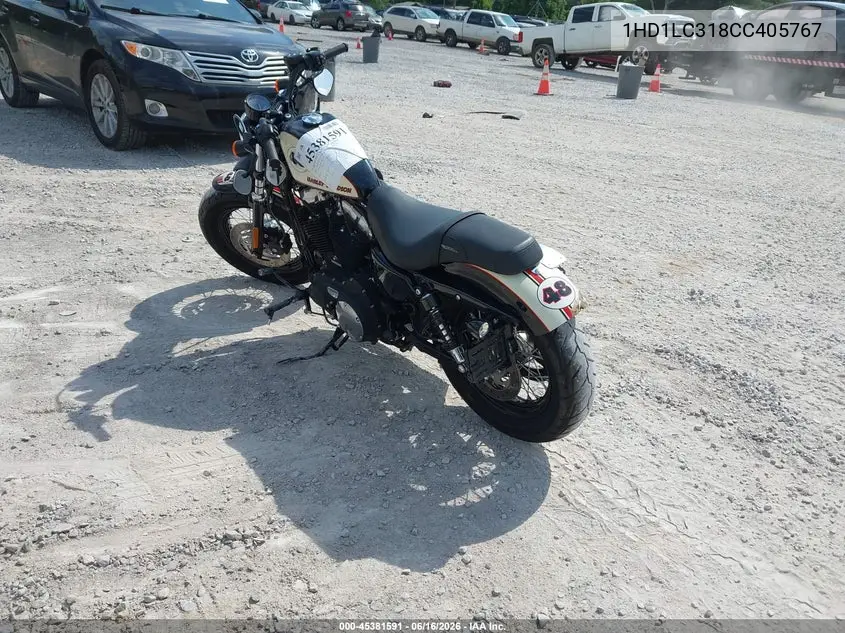 2012 Harley-Davidson Xl1200 Forty-Eight VIN: 1HD1LC318CC405767 Lot: 45381591
