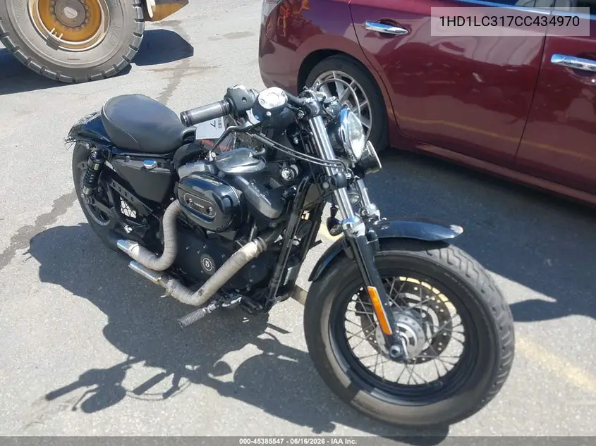 2012 Harley-Davidson Xl1200 Forty-Eight VIN: 1HD1LC317CC434970 Lot: 45385547