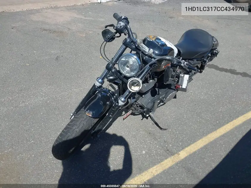 2012 Harley-Davidson Xl1200 Forty-Eight VIN: 1HD1LC317CC434970 Lot: 45385547