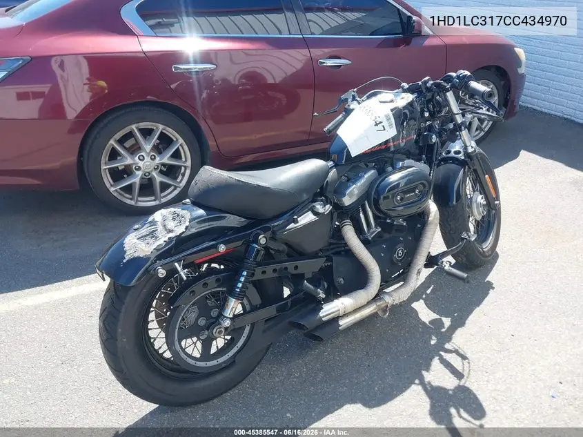 2012 Harley-Davidson Xl1200 Forty-Eight VIN: 1HD1LC317CC434970 Lot: 45385547