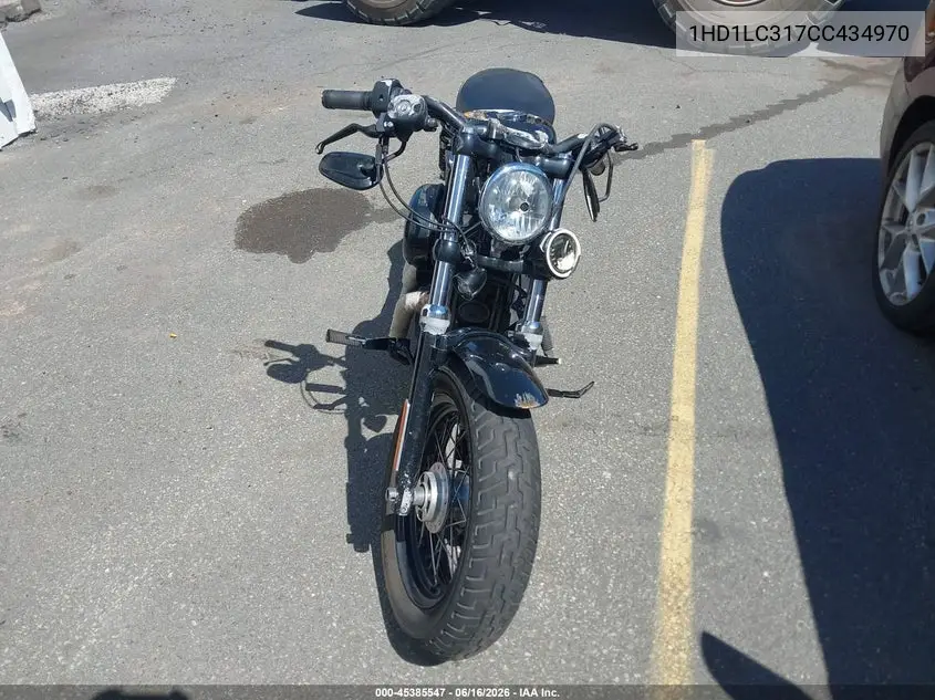 2012 Harley-Davidson Xl1200 Forty-Eight VIN: 1HD1LC317CC434970 Lot: 45385547