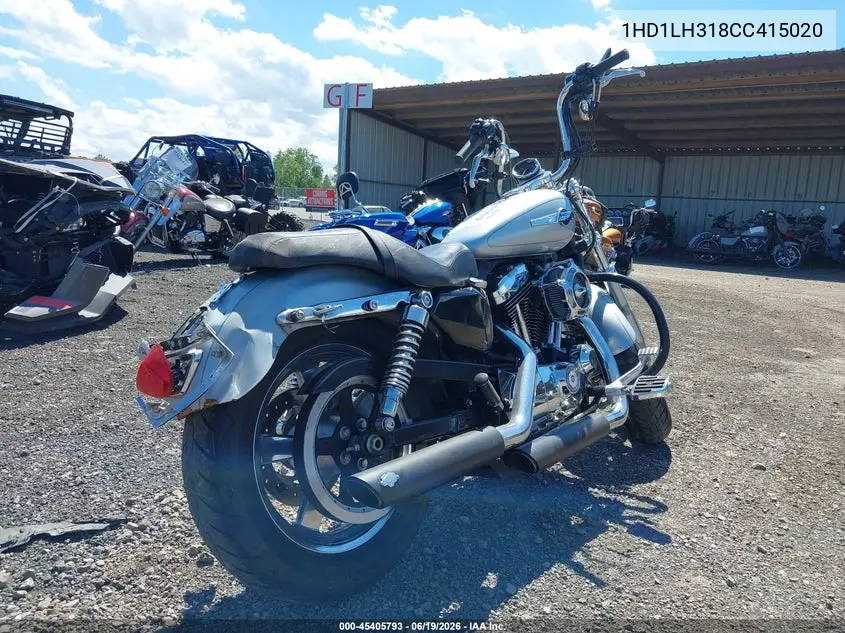 2012 Harley-Davidson Xl1200 Cp VIN: 1HD1LH318CC415020 Lot: 45405793