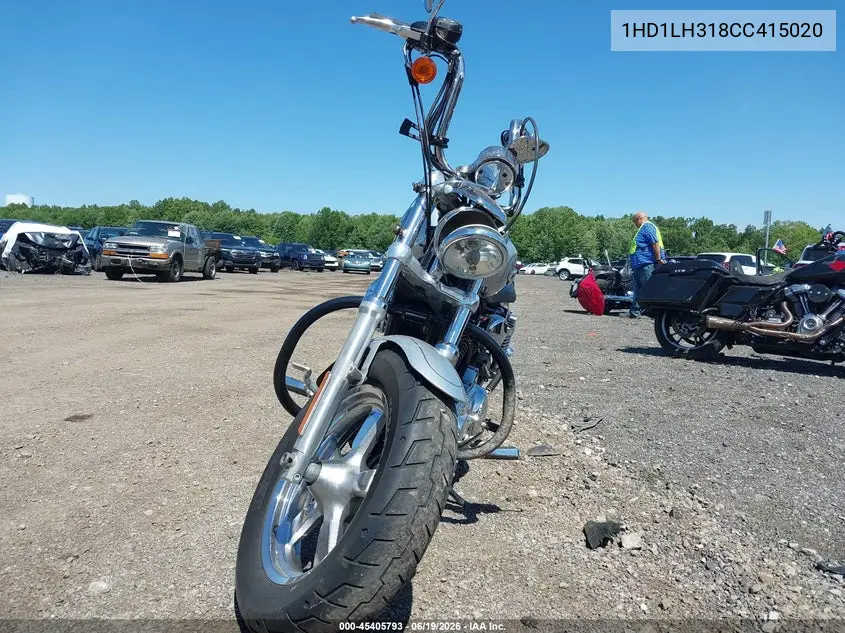 2012 Harley-Davidson Xl1200 Cp VIN: 1HD1LH318CC415020 Lot: 45405793