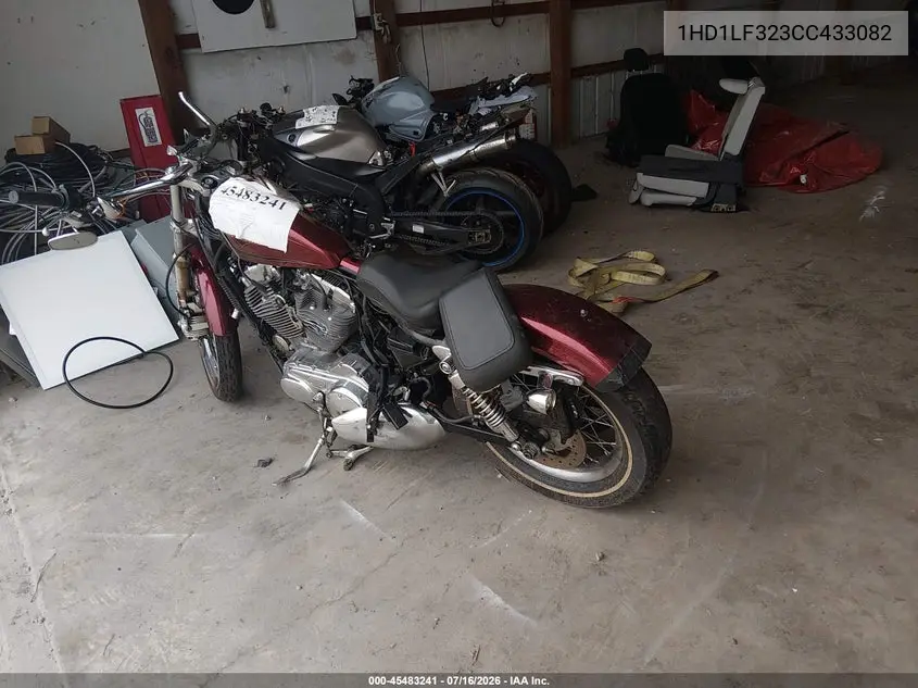 2012 Harley-Davidson Xl1200 V VIN: 1HD1LF323CC433082 Lot: 45483241