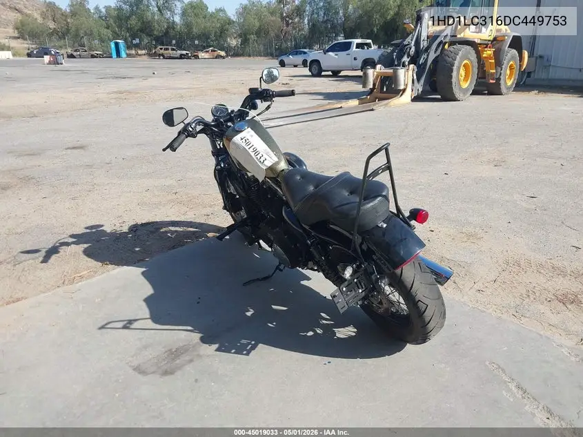 2013 Harley-Davidson Xl1200 Forty-Eight VIN: 1HD1LC316DC449753 Lot: 45019033