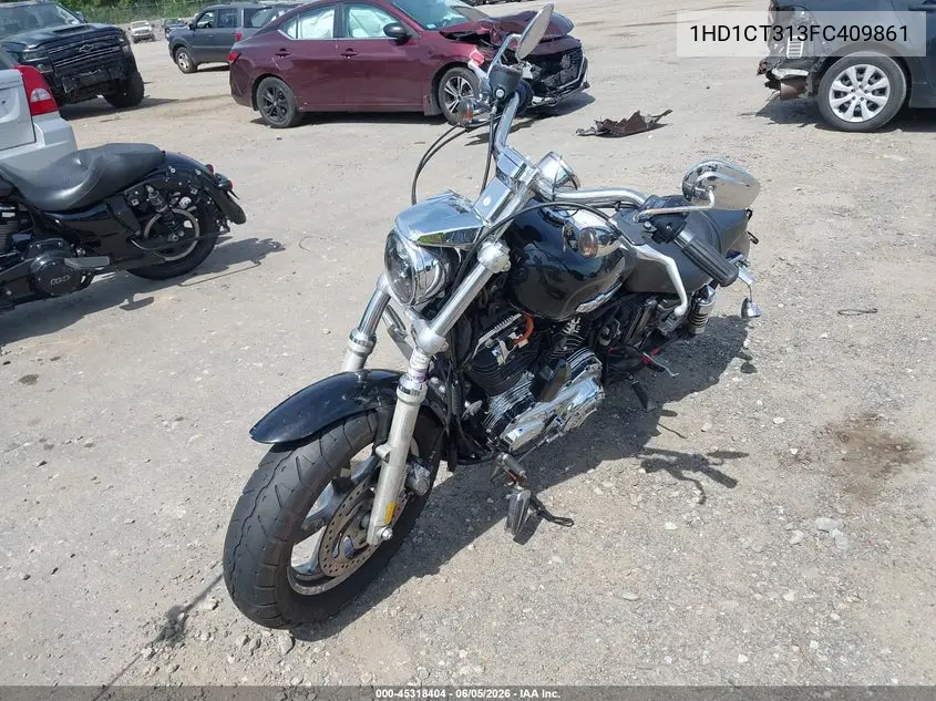 2015 Harley-Davidson Xl1200 C VIN: 1HD1CT313FC409861 Lot: 45318404