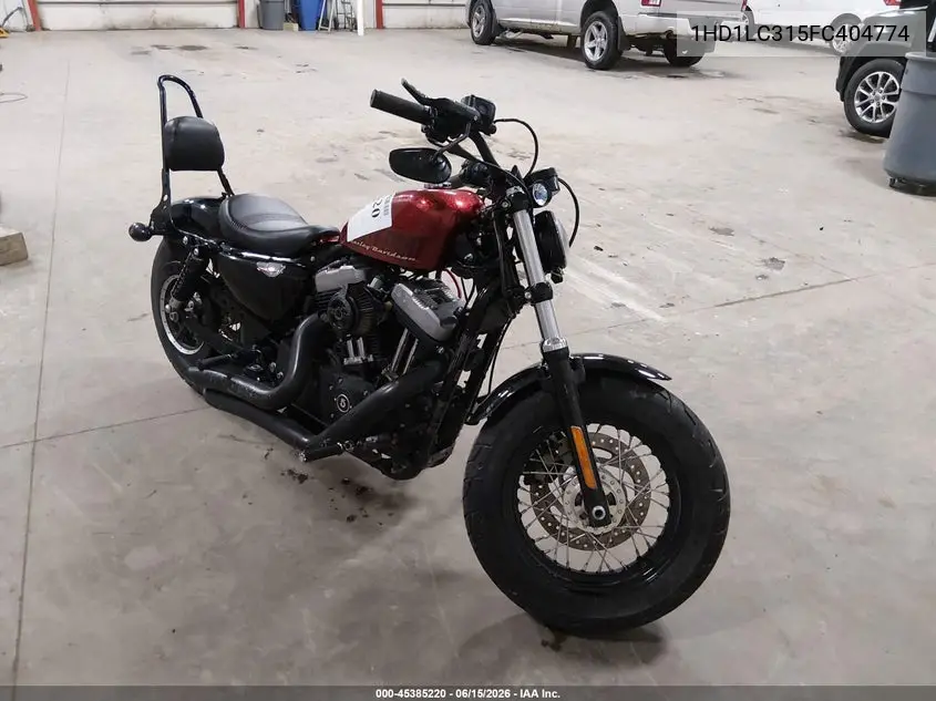 2015 Harley-Davidson Xl1200 Forty-Eight VIN: 1HD1LC315FC404774 Lot: 45385220