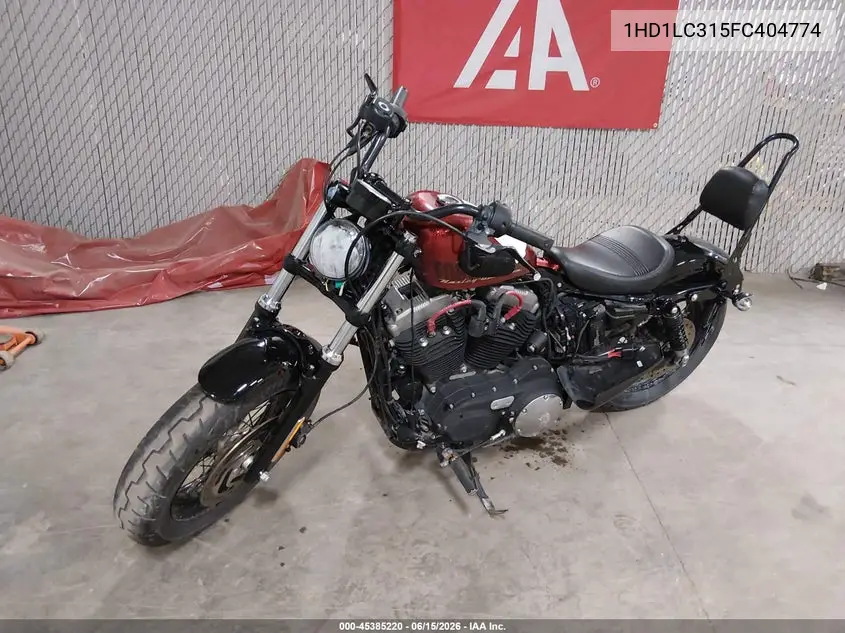 2015 Harley-Davidson Xl1200 Forty-Eight VIN: 1HD1LC315FC404774 Lot: 45385220