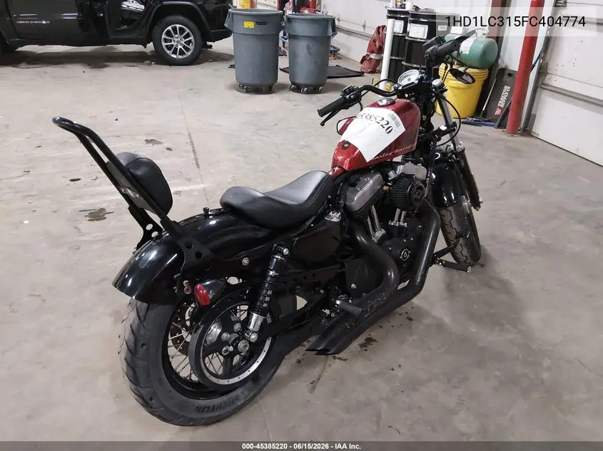 2015 Harley-Davidson Xl1200 Forty-Eight VIN: 1HD1LC315FC404774 Lot: 45385220
