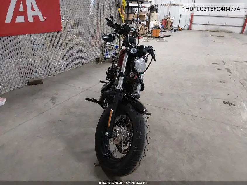 2015 Harley-Davidson Xl1200 Forty-Eight VIN: 1HD1LC315FC404774 Lot: 45385220