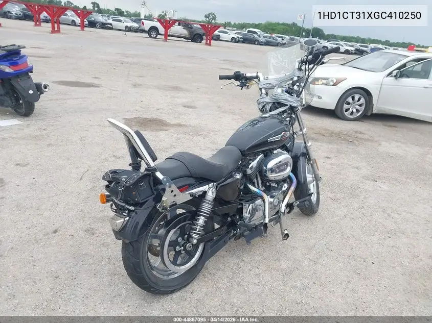 2016 Harley-Davidson Xl1200 C VIN: 1HD1CT31XGC410250 Lot: 44857095