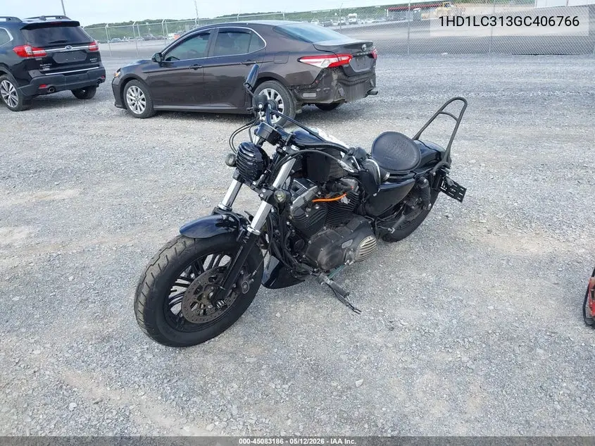 2016 Harley-Davidson Xl1200 Forty-Eight VIN: 1HD1LC313GC406766 Lot: 45083186