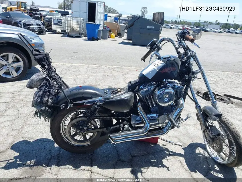 2016 Harley-Davidson Xl1200 V VIN: 1HD1LF312GC430929 Lot: 45373747
