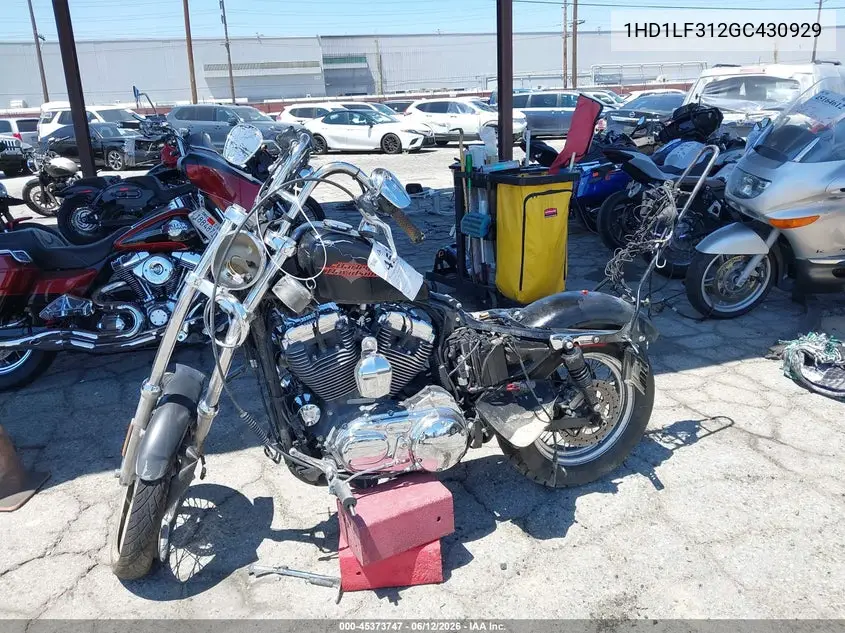 2016 Harley-Davidson Xl1200 V VIN: 1HD1LF312GC430929 Lot: 45373747