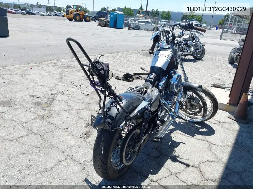 2016 Harley-Davidson Xl1200 V VIN: 1HD1LF312GC430929 Lot: 45373747