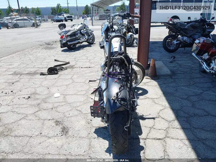 2016 Harley-Davidson Xl1200 V VIN: 1HD1LF312GC430929 Lot: 45373747