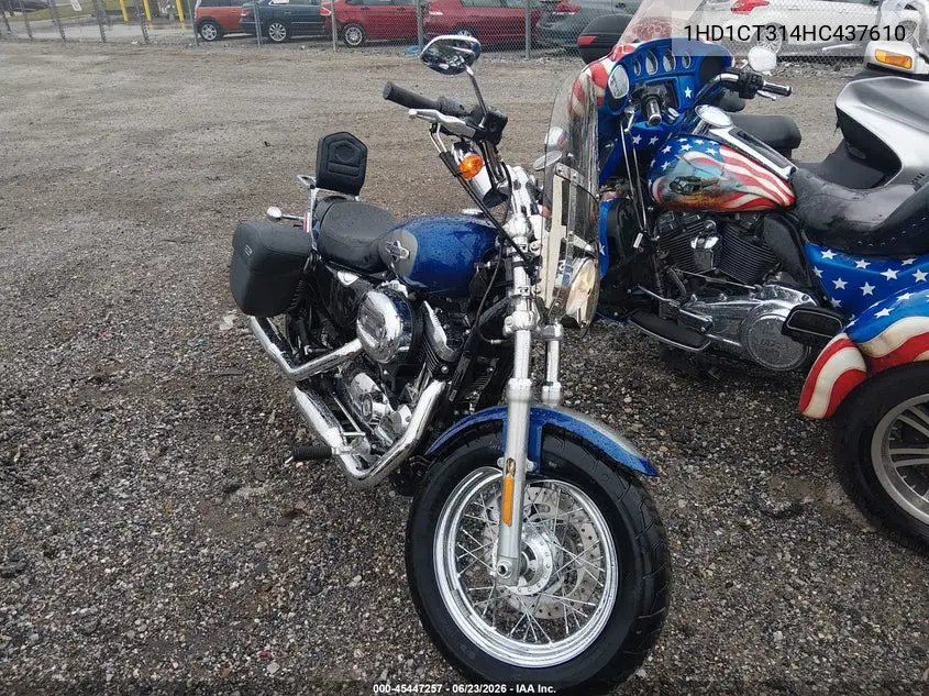 2017 Harley-Davidson Xl1200 C VIN: 1HD1CT314HC437610 Lot: 45447257