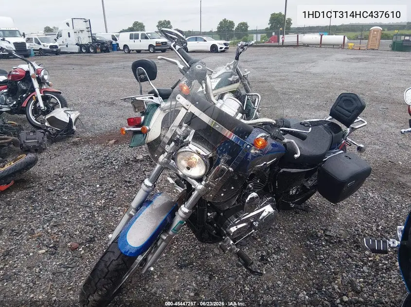 2017 Harley-Davidson Xl1200 C VIN: 1HD1CT314HC437610 Lot: 45447257