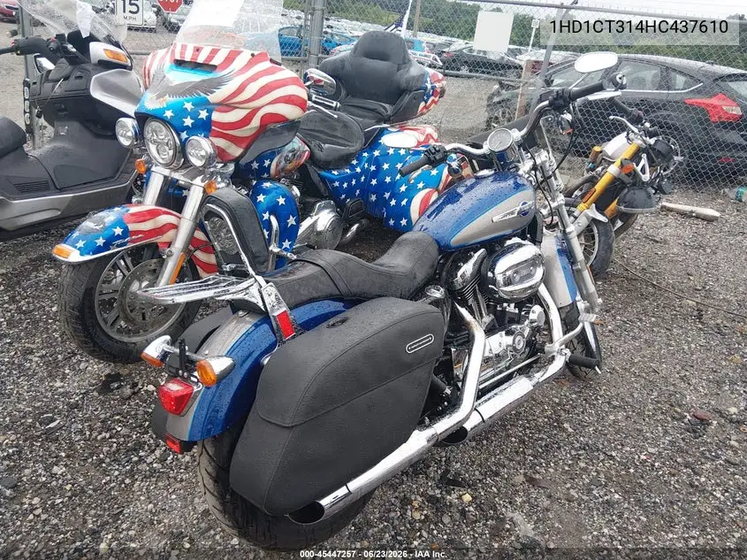 2017 Harley-Davidson Xl1200 C VIN: 1HD1CT314HC437610 Lot: 45447257