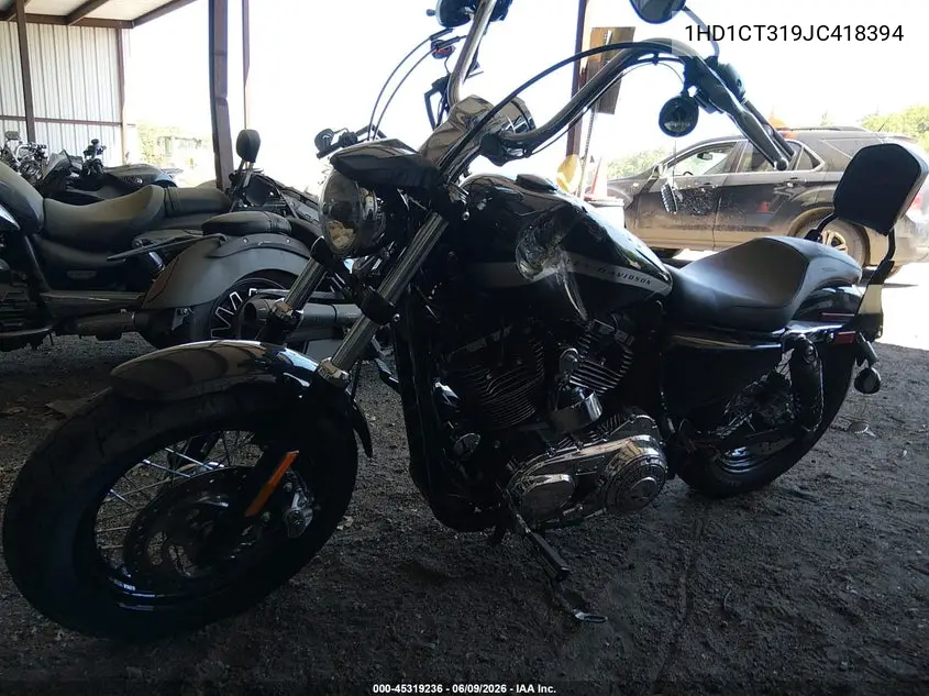 2018 Harley-Davidson Xl1200 C VIN: 1HD1CT319JC418394 Lot: 45319236